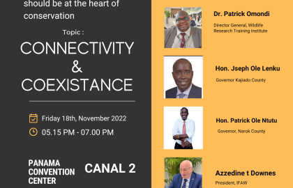 CITES Side event Event - Connectivity and Coexistance